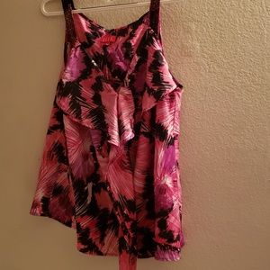 Silk tank top